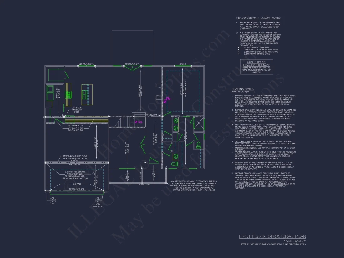 Colonial Farmhouse house Plan with 2 Floors and 4 Bedrooms