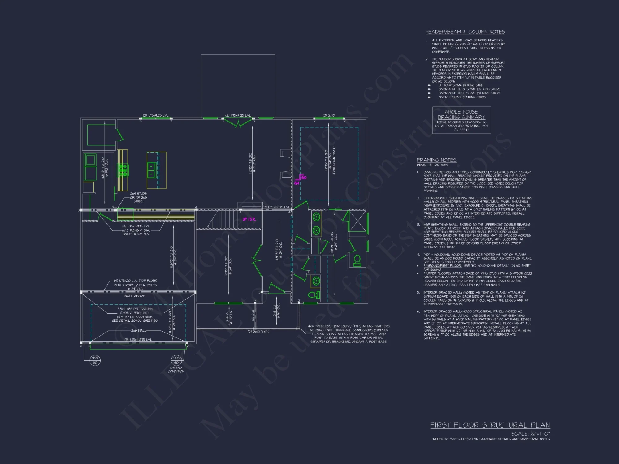 Colonial Farmhouse house Plan with 2 Floors and 4 Bedrooms