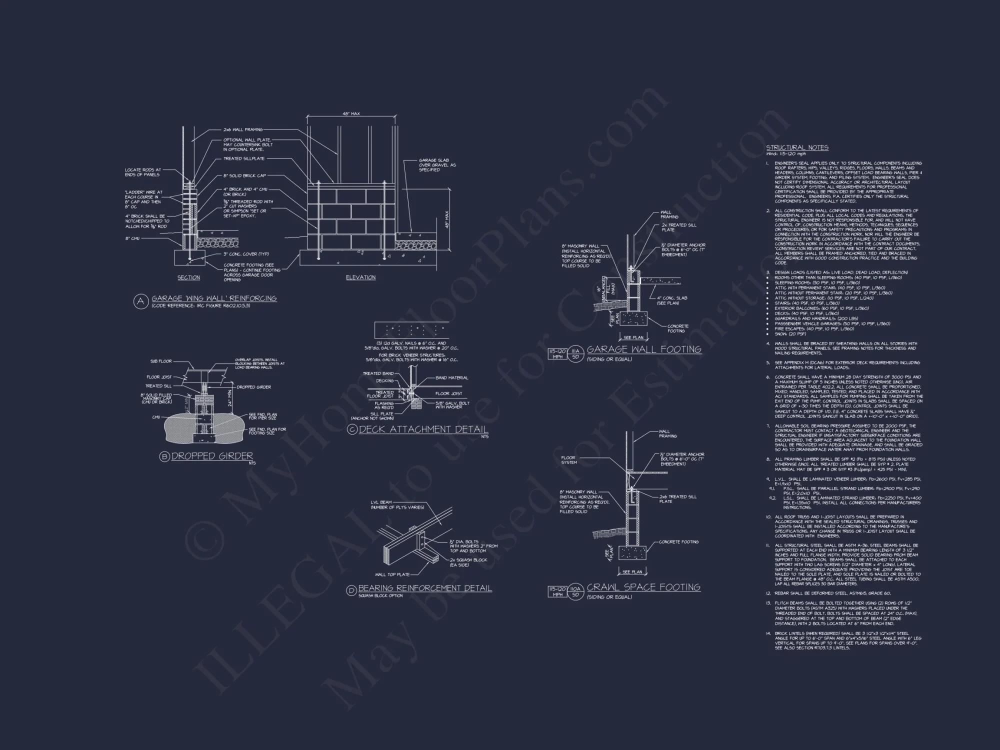 Traditional house Plan with CAD Blueprint and Open Floor Design
