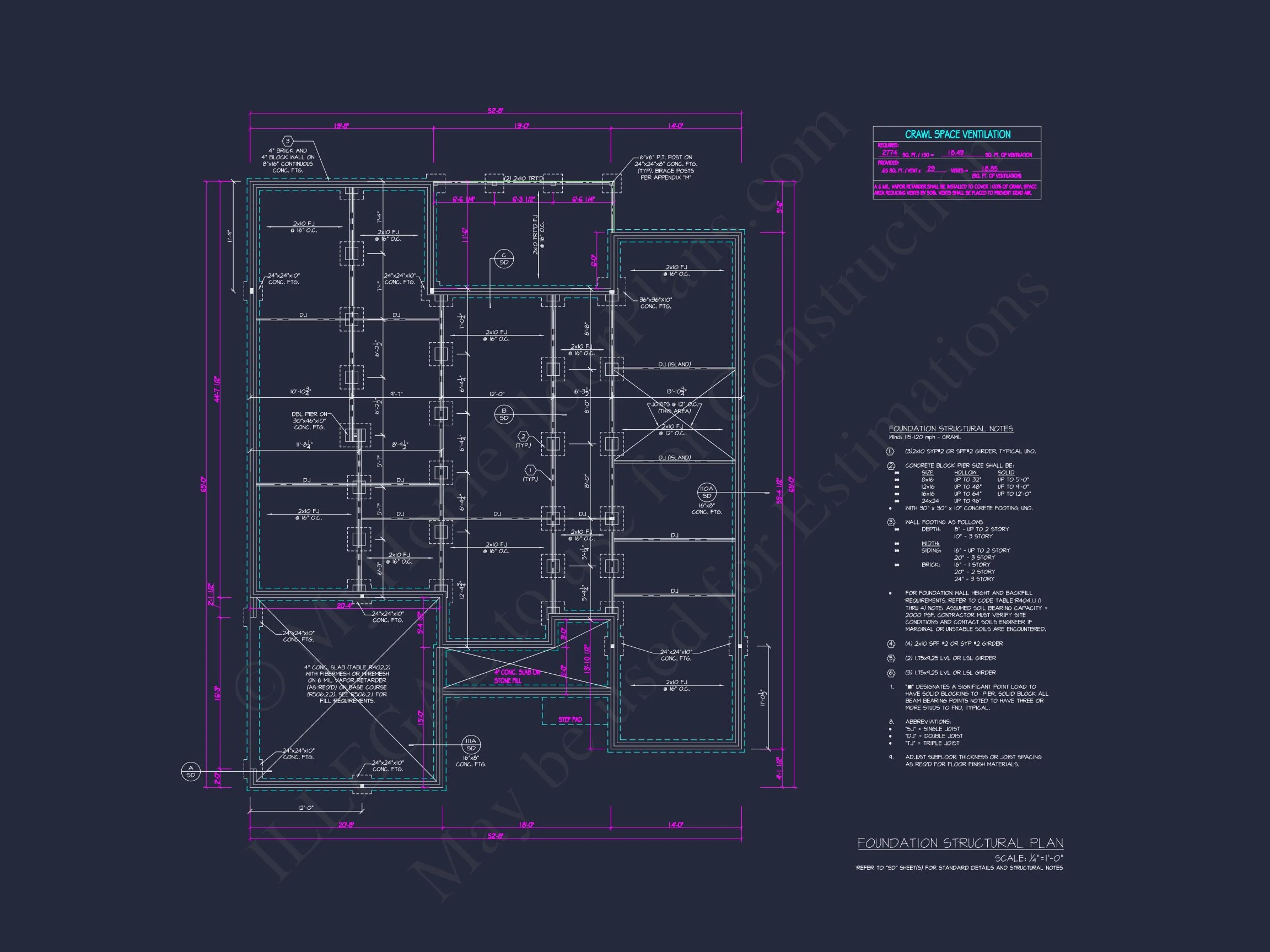 Traditional house Plan with CAD Blueprint and Open Floor Design