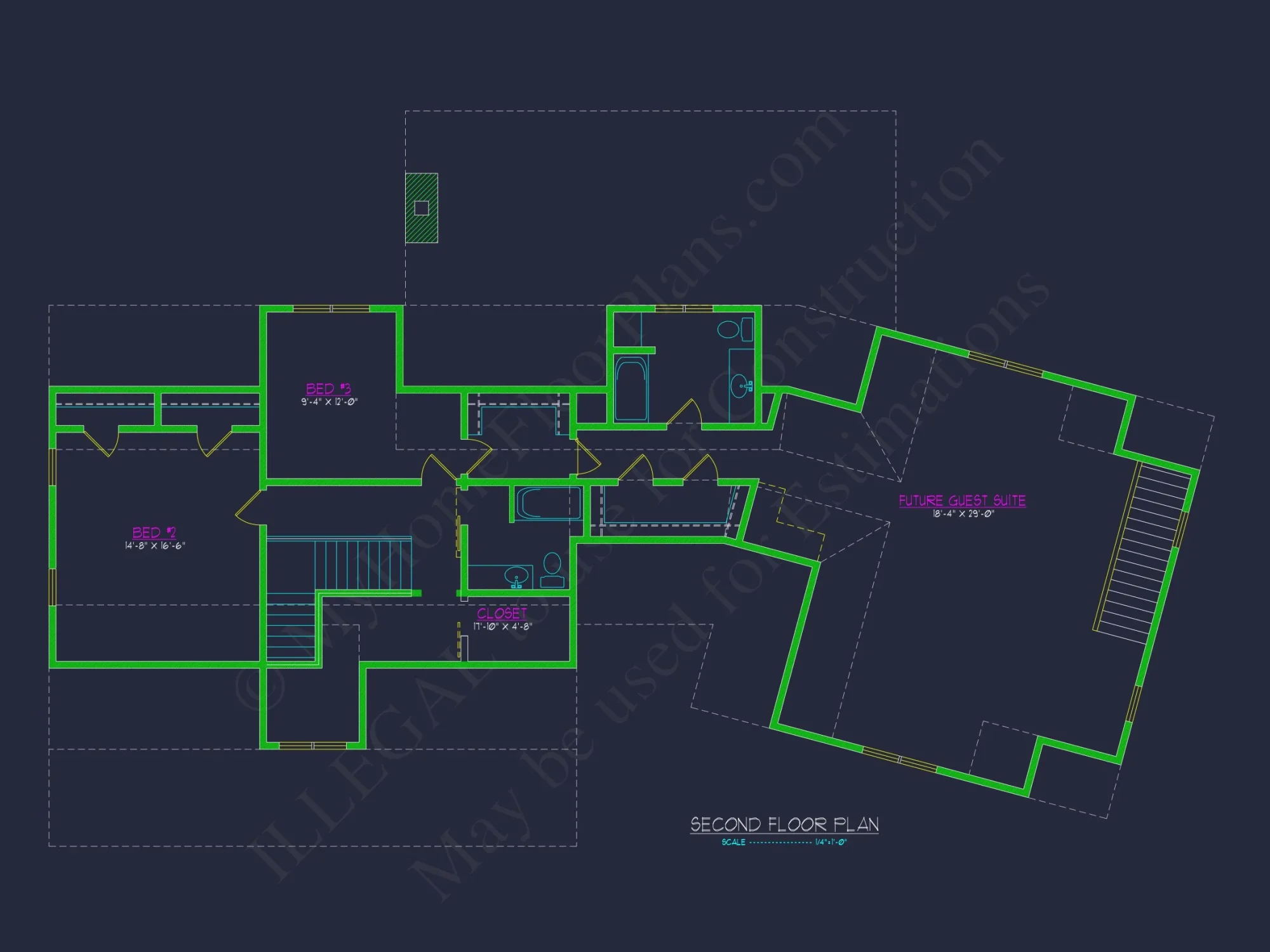 "CAD designs and blueprints of an elegant house floor plan number 89"