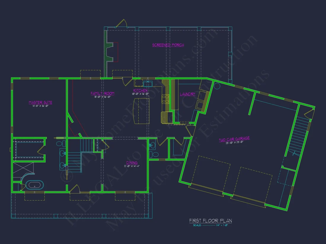 "An elegant house floor plan featuring detailed CAD designs and blueprints, image number 87"