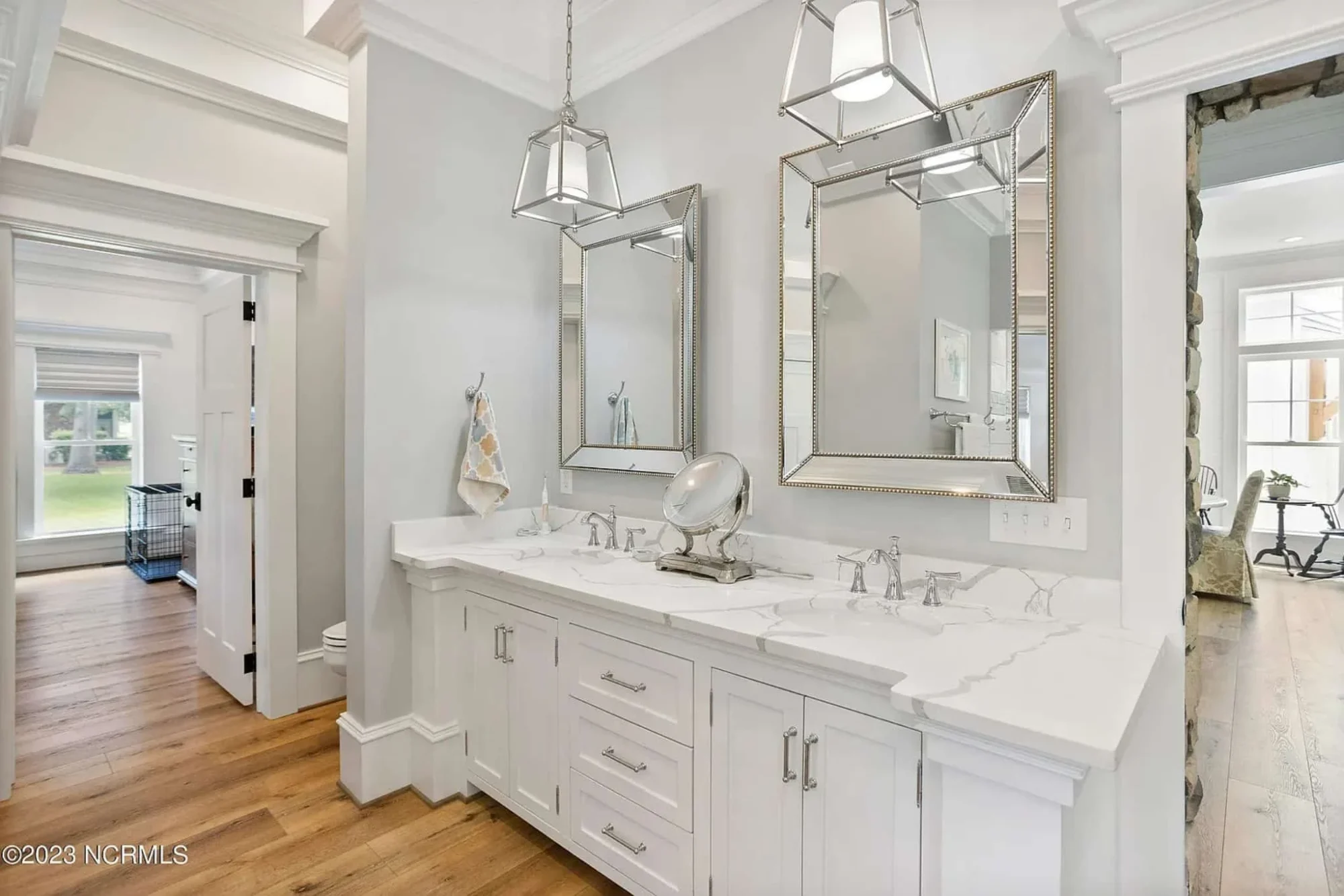 "Architectural CAD design and blueprints of an elegant house floor plan"