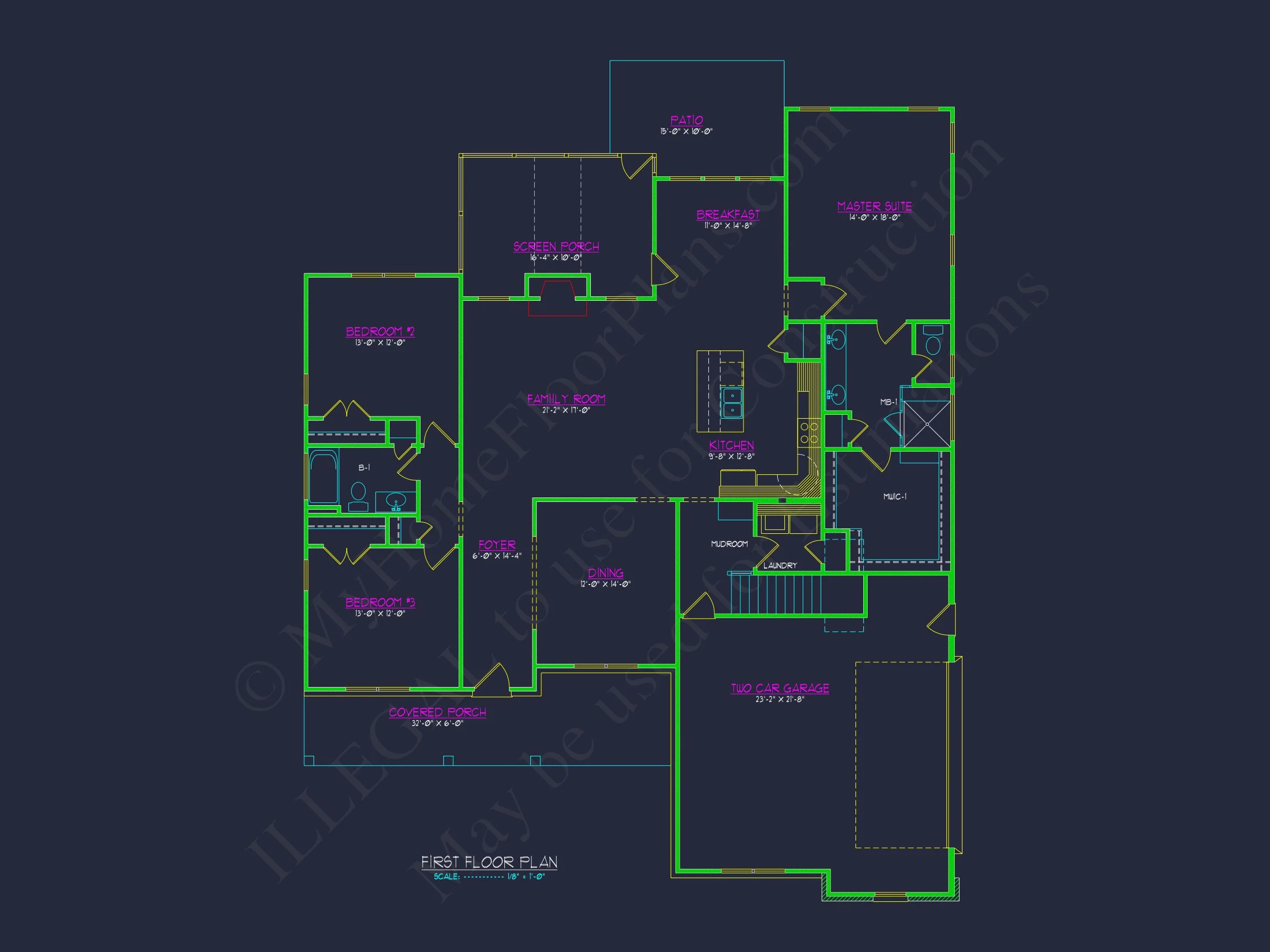 Modern Farmhouse house Plan with Spacious Floor Design