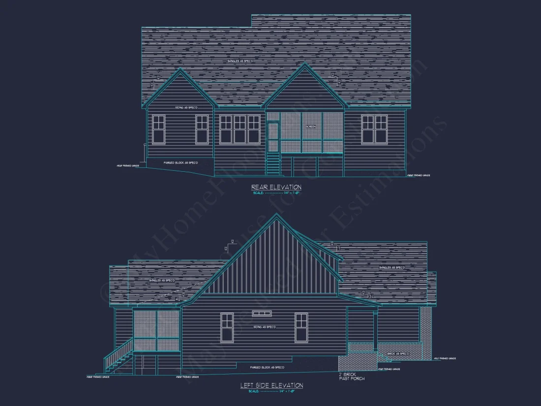 Modern Farmhouse house Plan with Spacious Floor Design