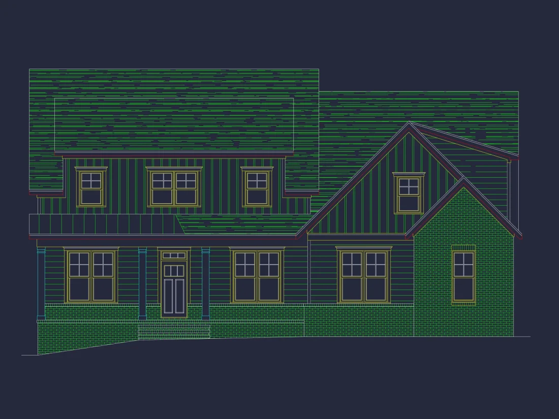 Modern Farmhouse house Plan with Spacious Floor Design