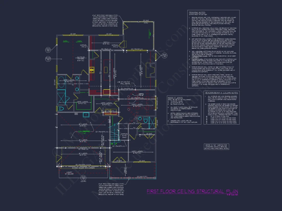 Craftsman house Plan with Spacious Design and Architectural CAD