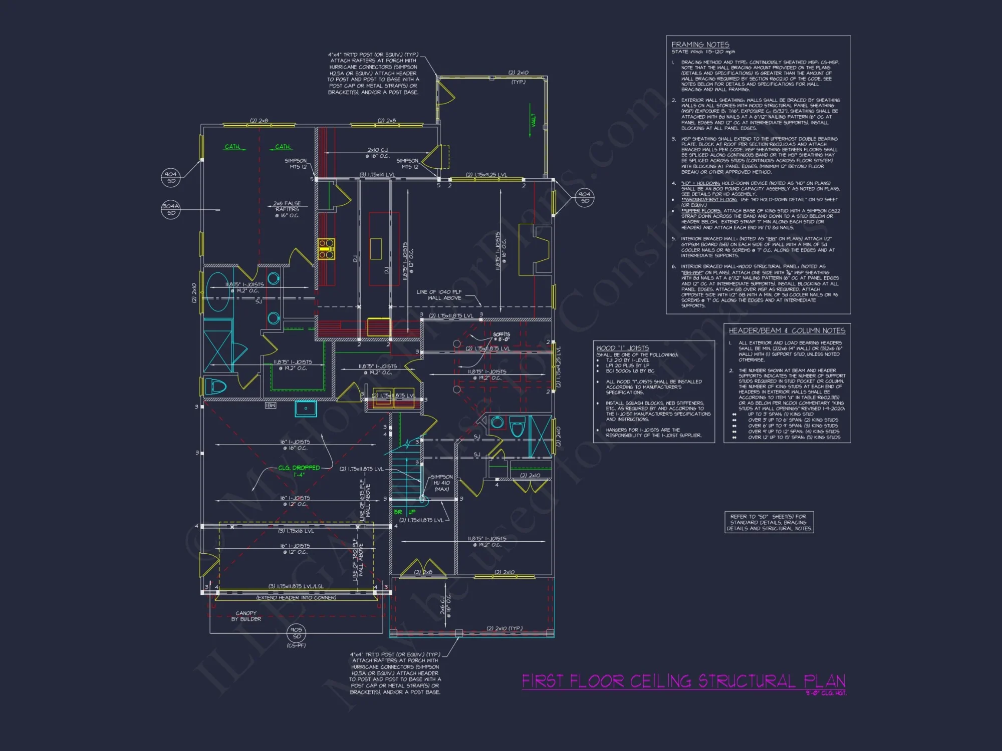 Craftsman house Plan with Spacious Design and Architectural CAD