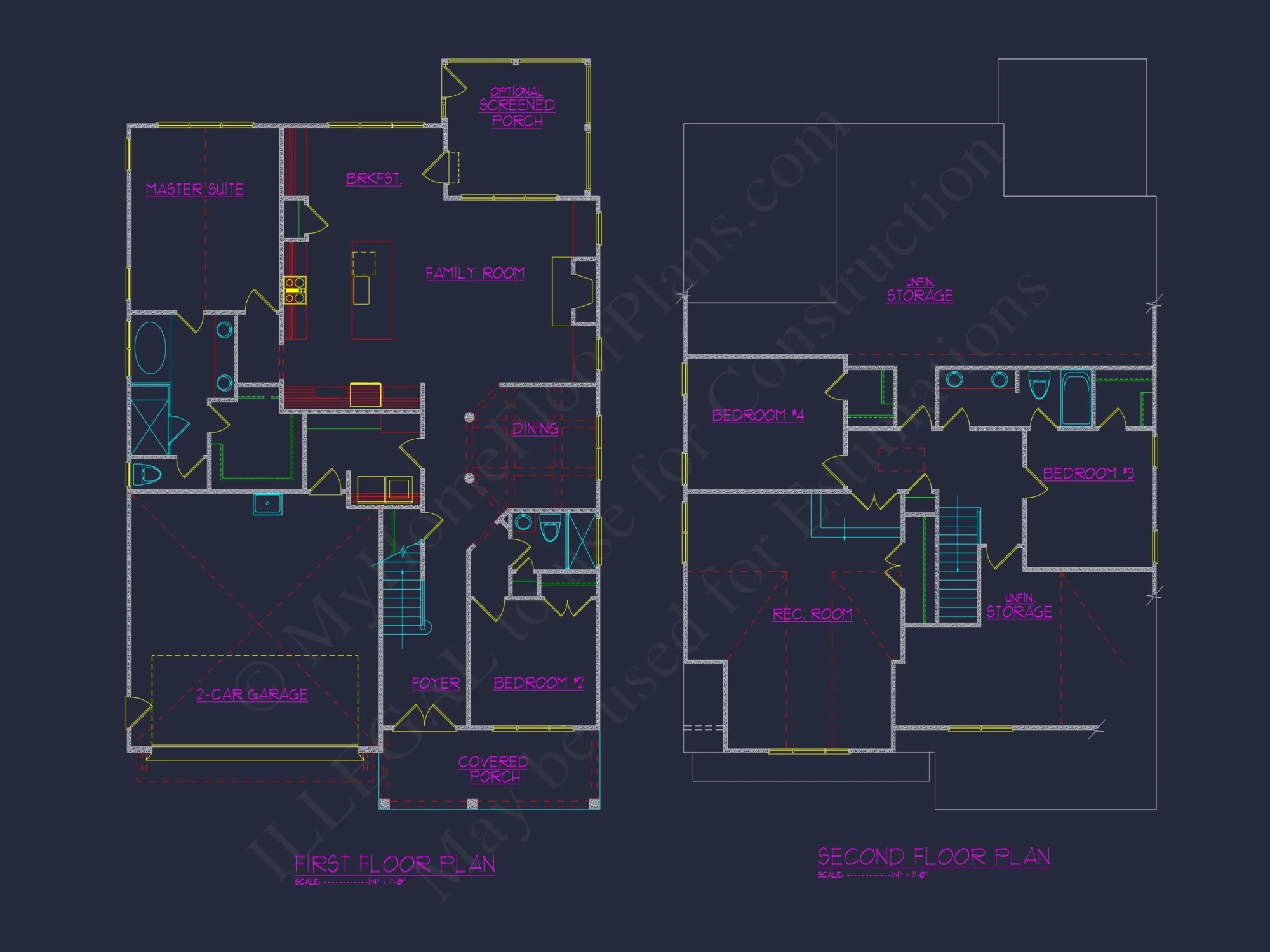 Craftsman house Plan with Spacious Design and Architectural CAD