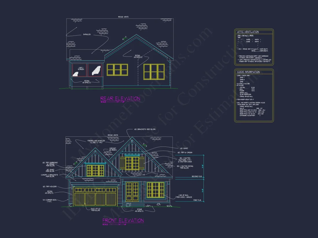 Craftsman house Plan with Spacious Design and Architectural CAD