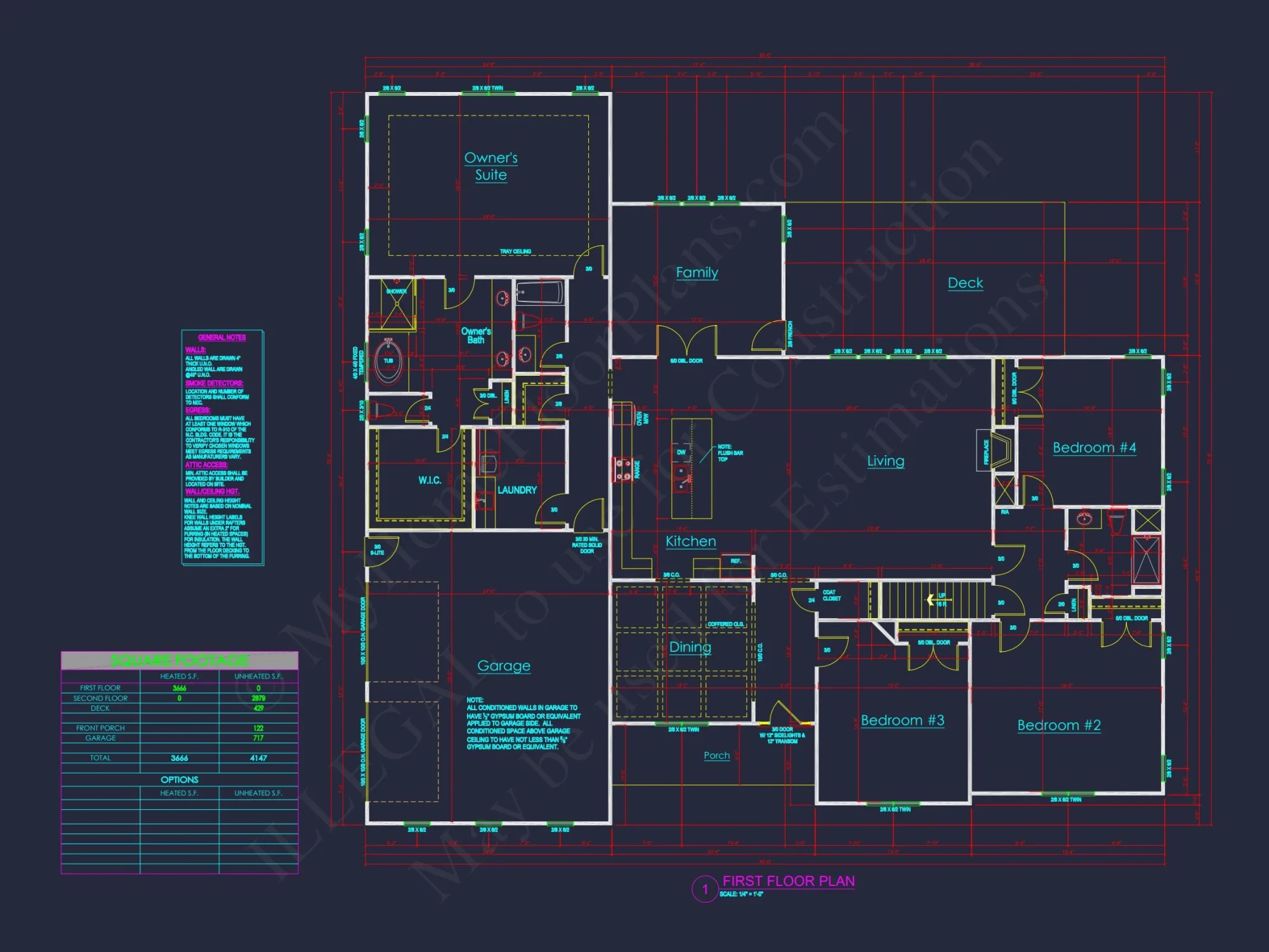 Craftsman house Plan with Spacious Floor Plan and CAD Designs