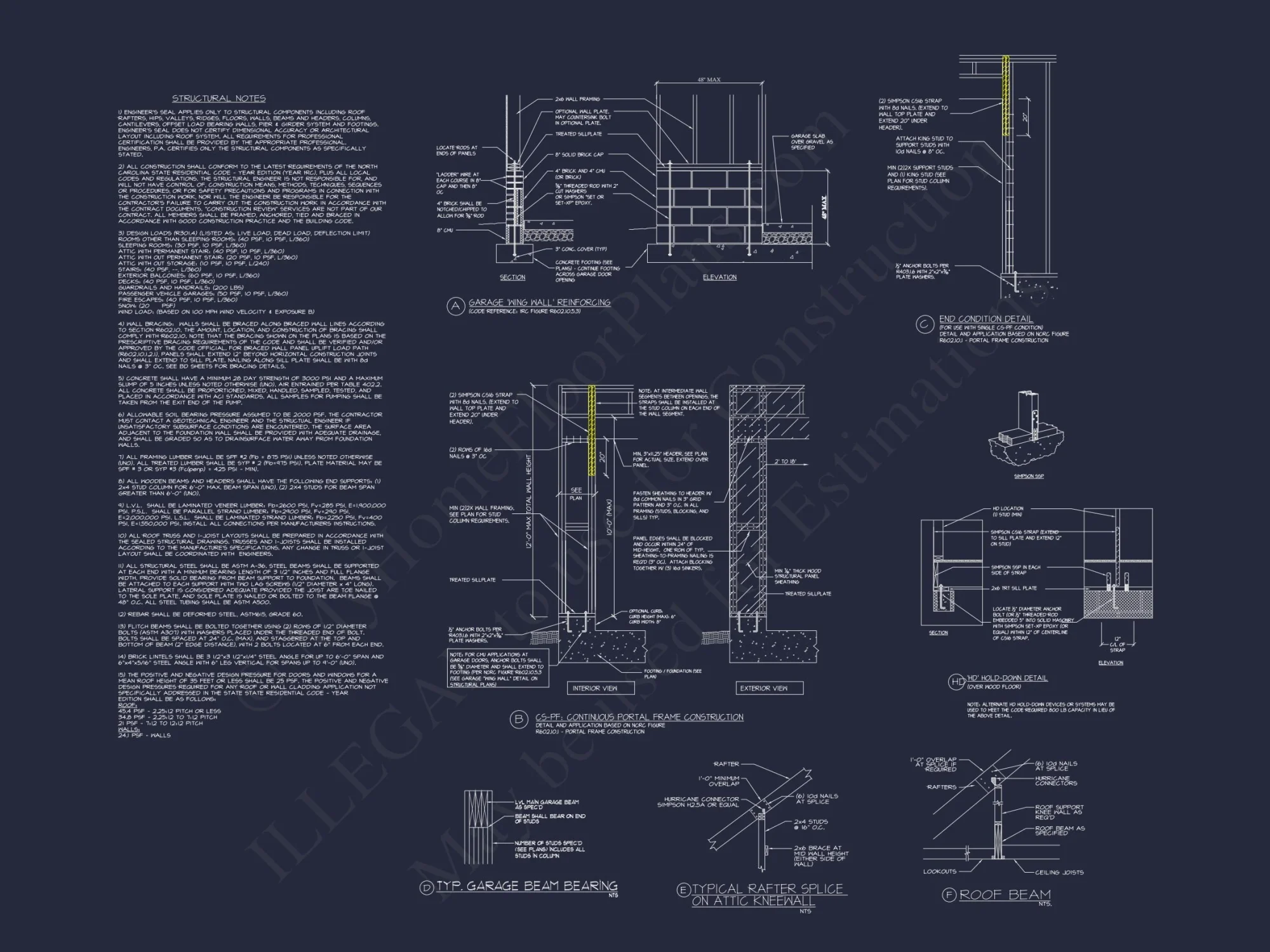 Custom house Design Blueprint with Floor Plans & CAD Features