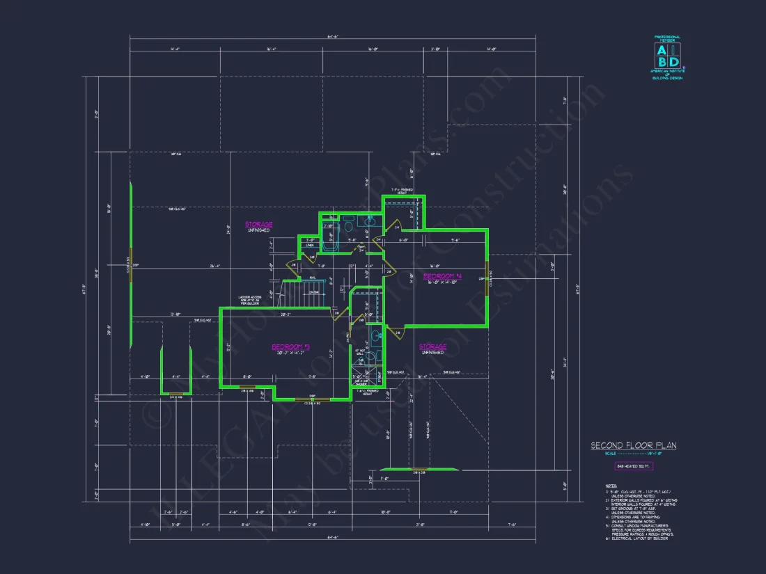 Custom house Design Blueprint with Floor Plans & CAD Features