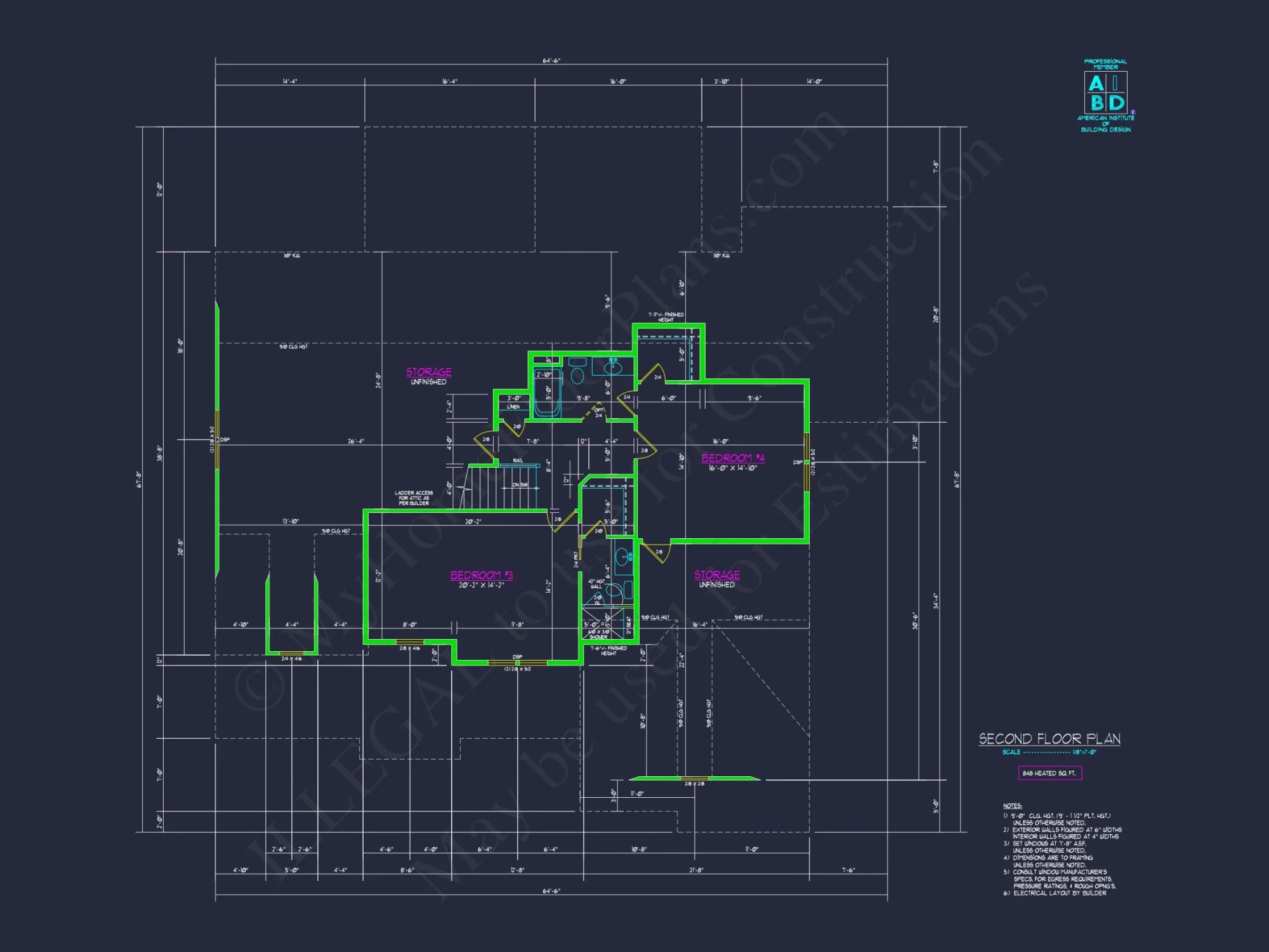 Custom house Design Blueprint with Floor Plans & CAD Features