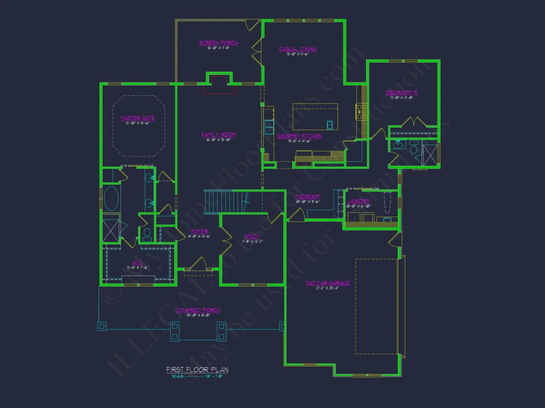 Custom house Design Blueprint with Floor Plans & CAD Features