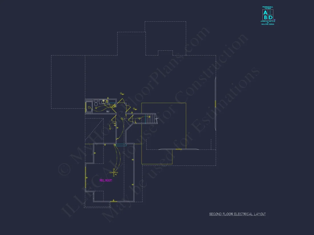 Charming house Floor Plan with CAD Designs and Blueprint