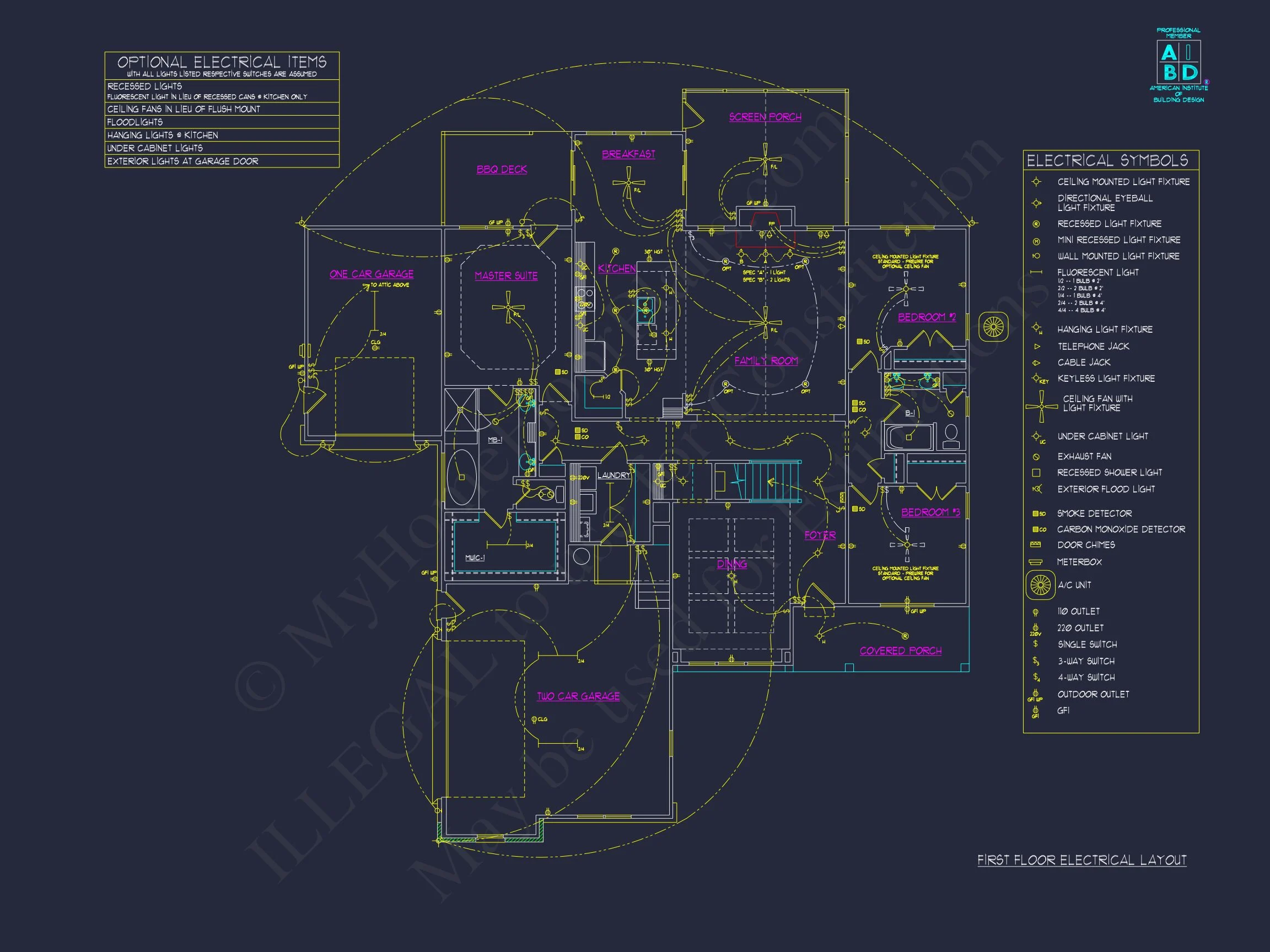 Charming house Floor Plan with CAD Designs and Blueprint