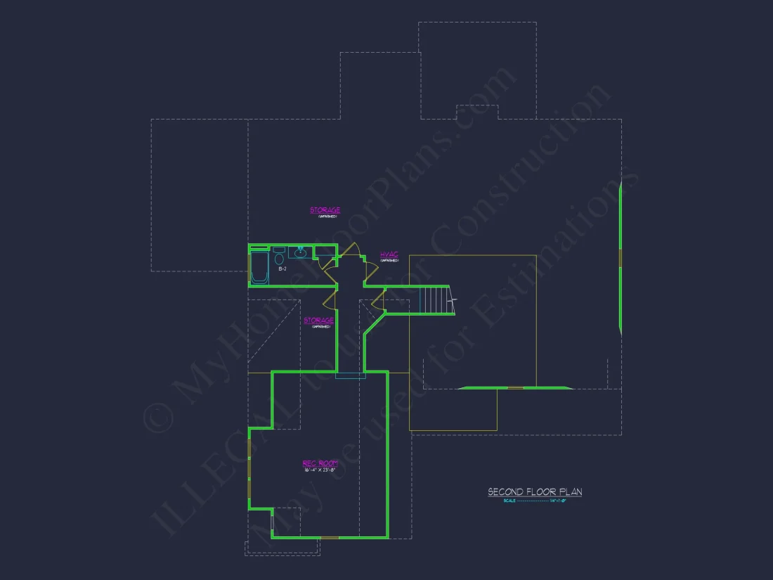Charming house Floor Plan with CAD Designs and Blueprint