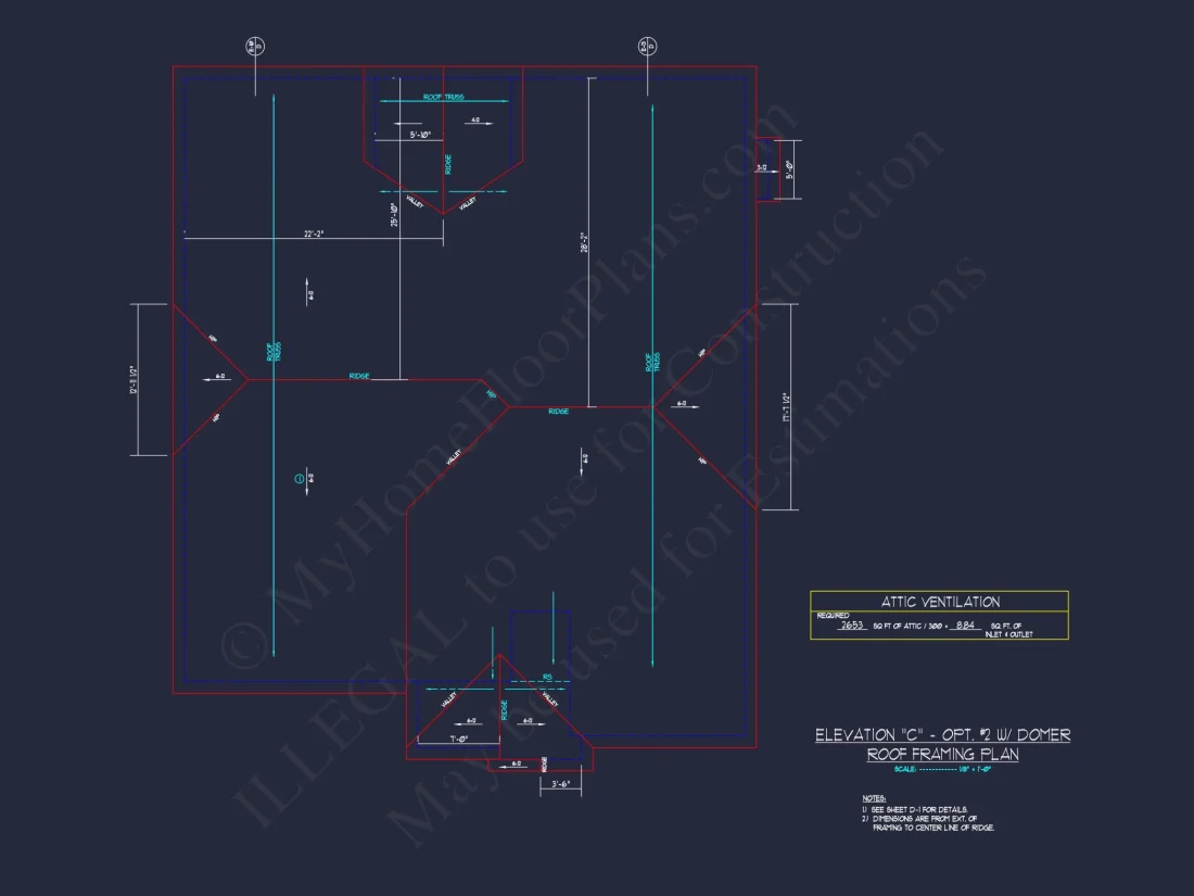 "Stunning Craftsman house Plan with open floor design, showing detailed CAD blueprint"