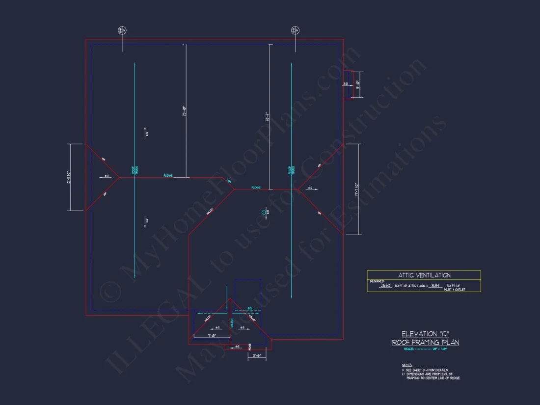 "Stunning craftsman house plan featuring an open floor design with detailed CAD blueprint"