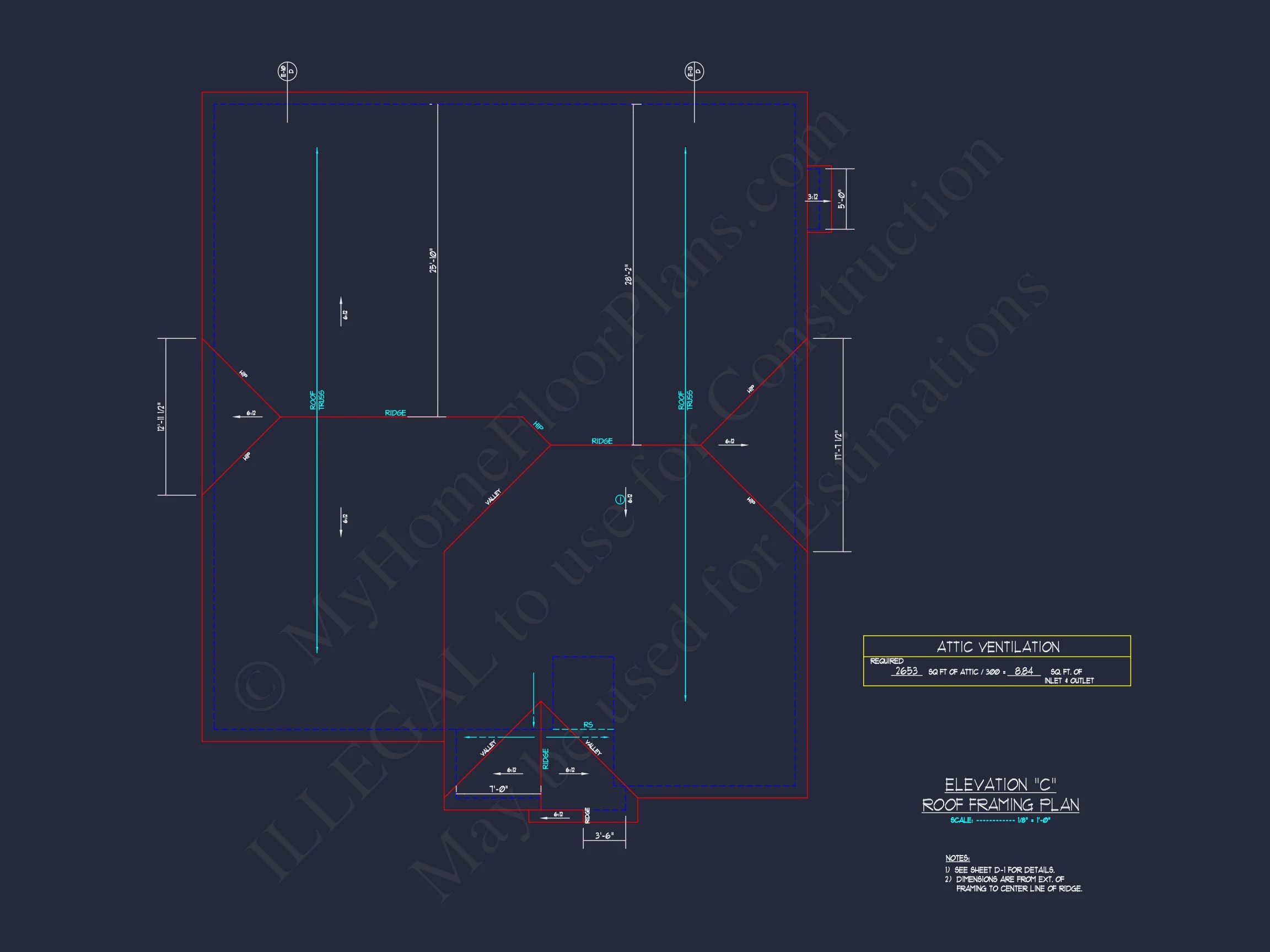 "Stunning craftsman house plan featuring an open floor design with detailed CAD blueprint"