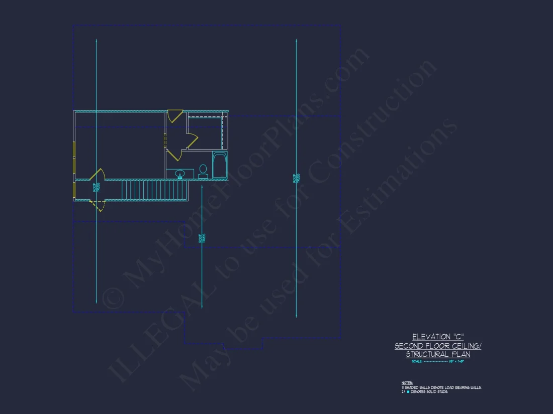 Stunning Craftsman house Plan with Open Floor Design and CAD Blueprint