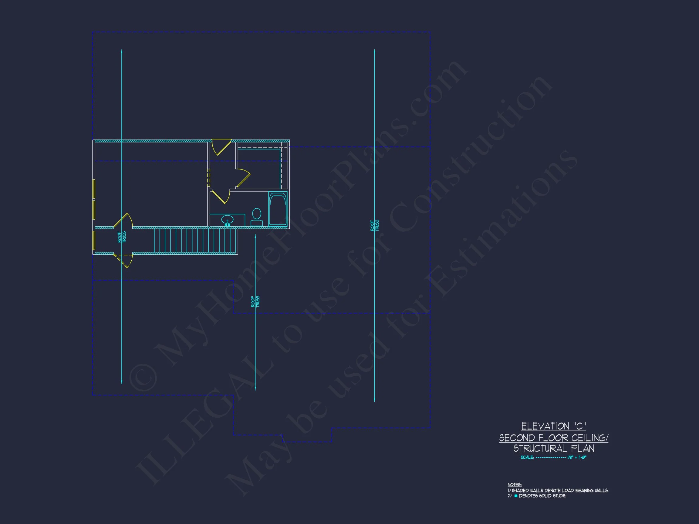 Stunning Craftsman house Plan with Open Floor Design and CAD Blueprint