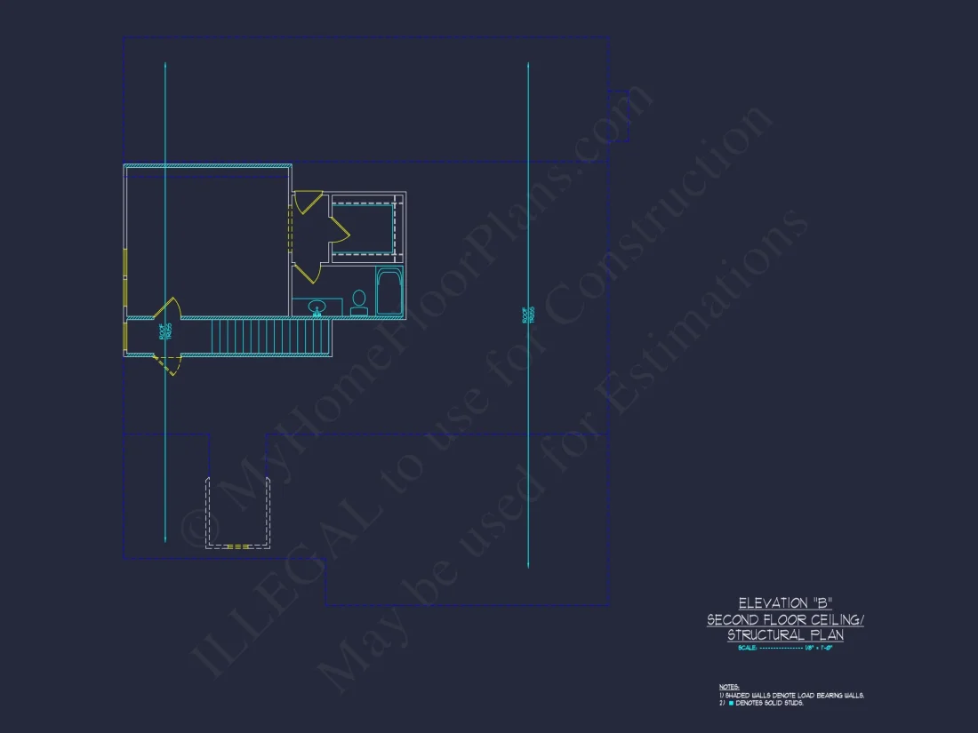 Stunning Craftsman house Plan with Open Floor Design and CAD Blueprint