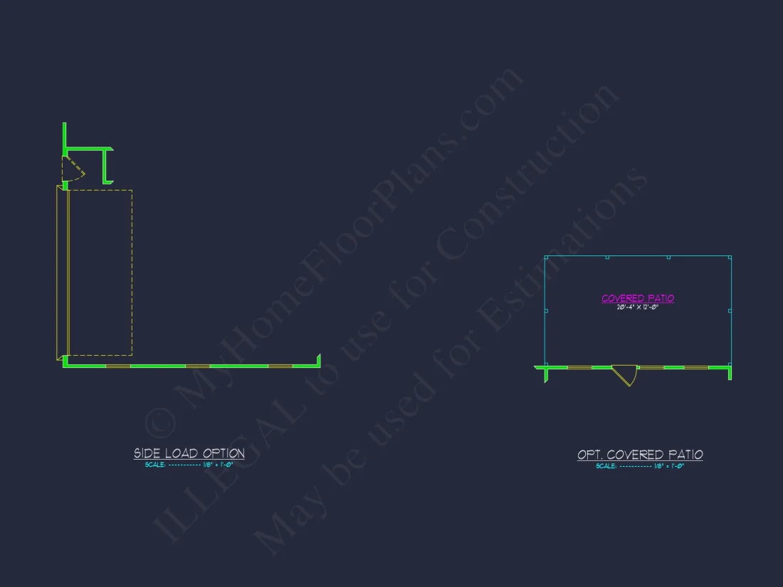 Stunning Craftsman house Plan with Open Floor Design and CAD Blueprint