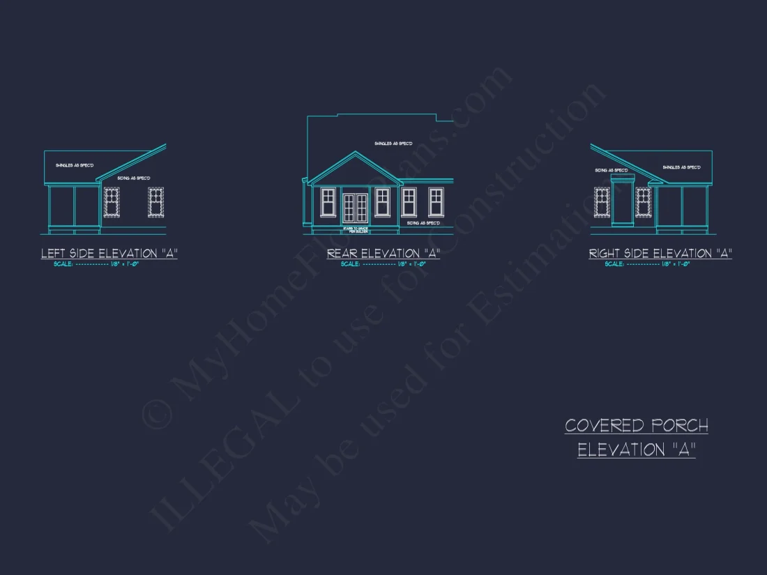 Stunning Craftsman house Plan with Open Floor Design and CAD Blueprint