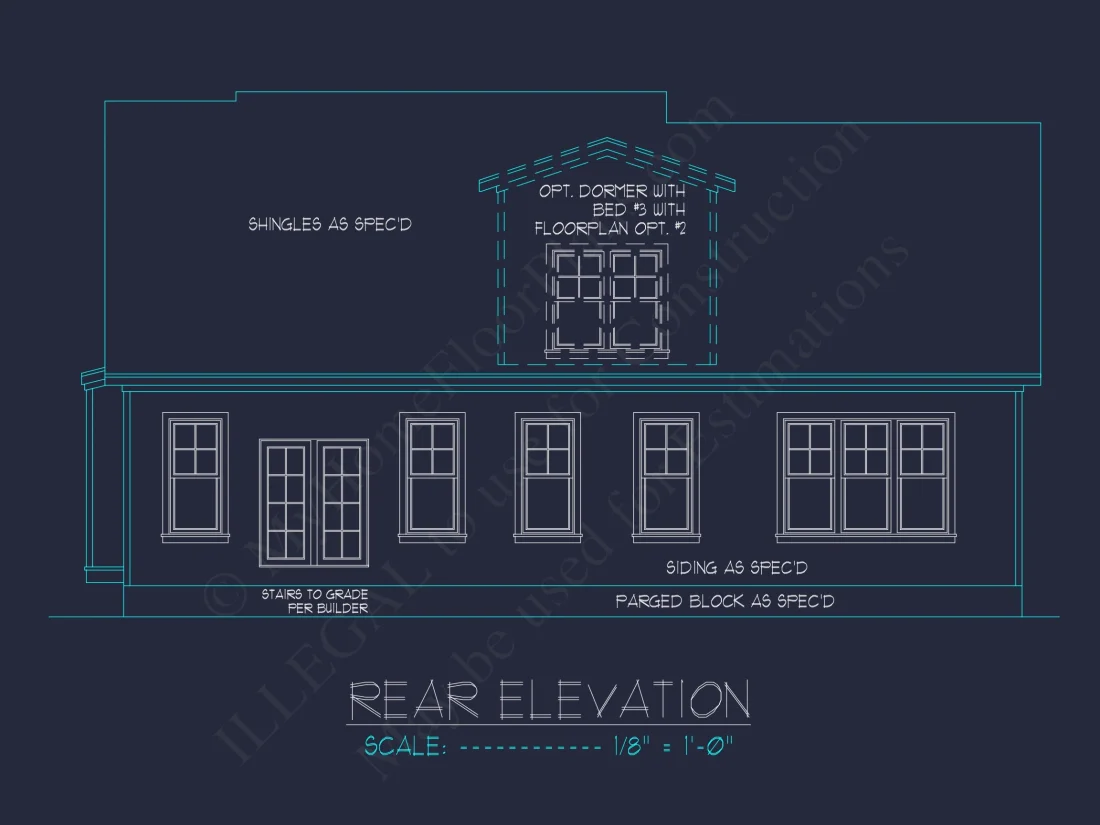 Stunning Craftsman house Plan with Open Floor Design and CAD Blueprint