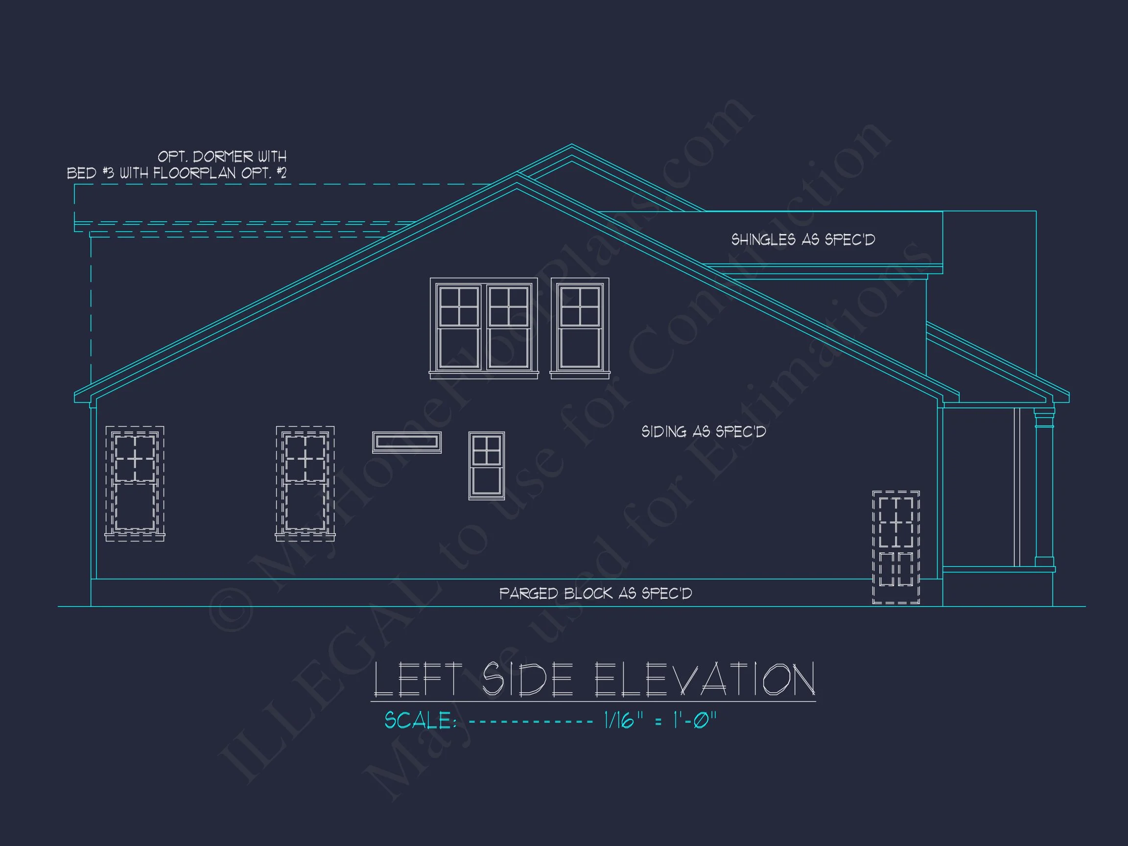 Stunning Craftsman house Plan with Open Floor Design and CAD Blueprint