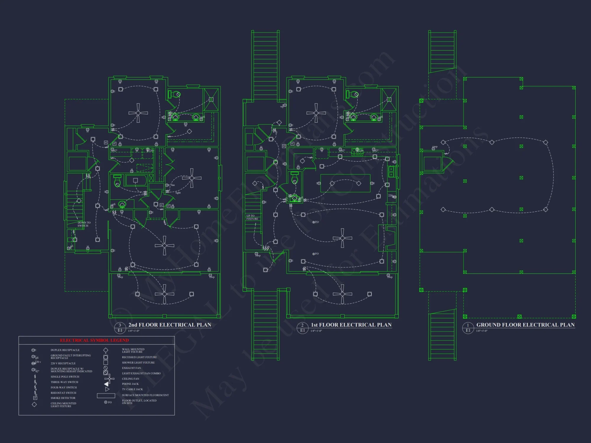 Beachfront house Plan with Blueprint & CAD Designs