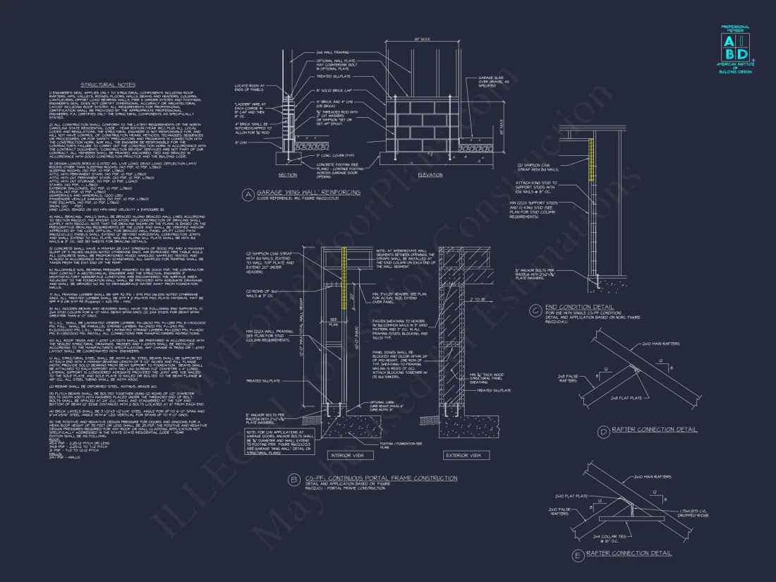 4-Bedroom Floor Plan with Blueprint Designs