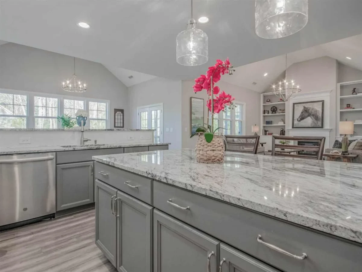 4-Bedroom Floor Plan with Blueprint Designs