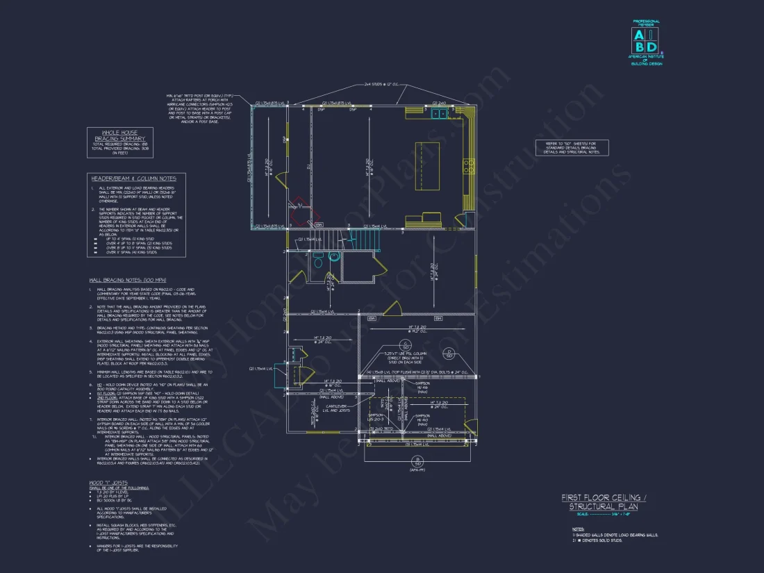Elegant house Design with Floor Plans, Blueprints & CAD Architecture