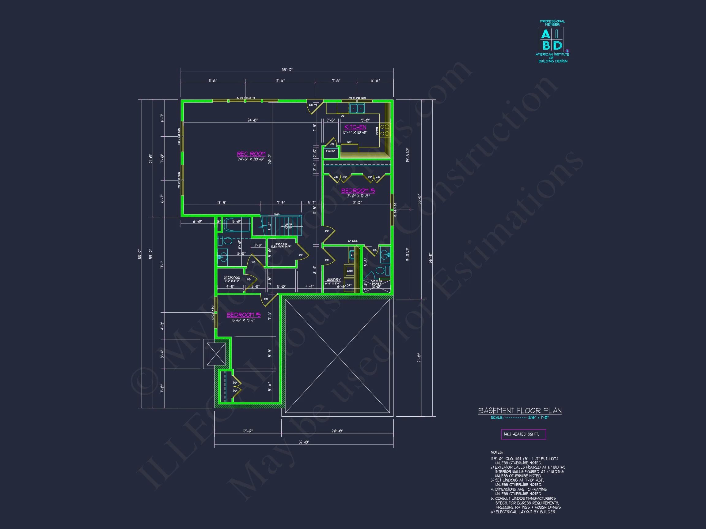 Elegant house Design with Floor Plans, Blueprints & CAD Architecture