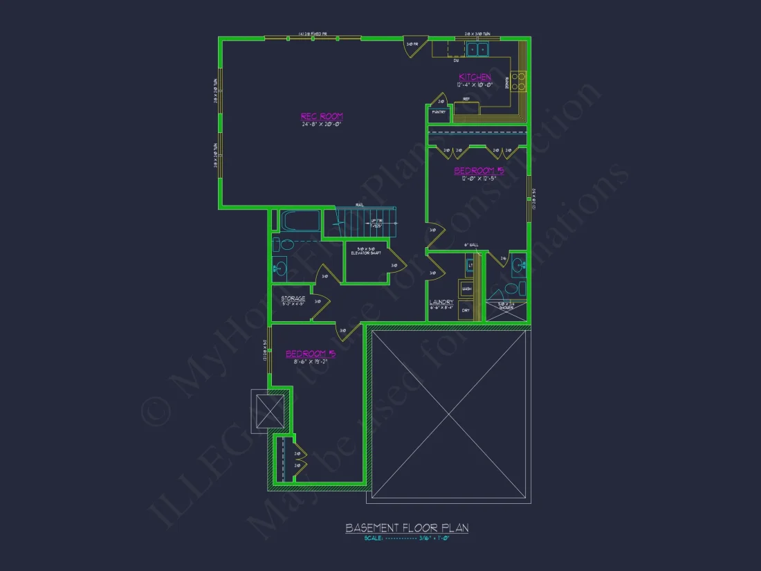 Elegant house Design with Floor Plans, Blueprints & CAD Architecture