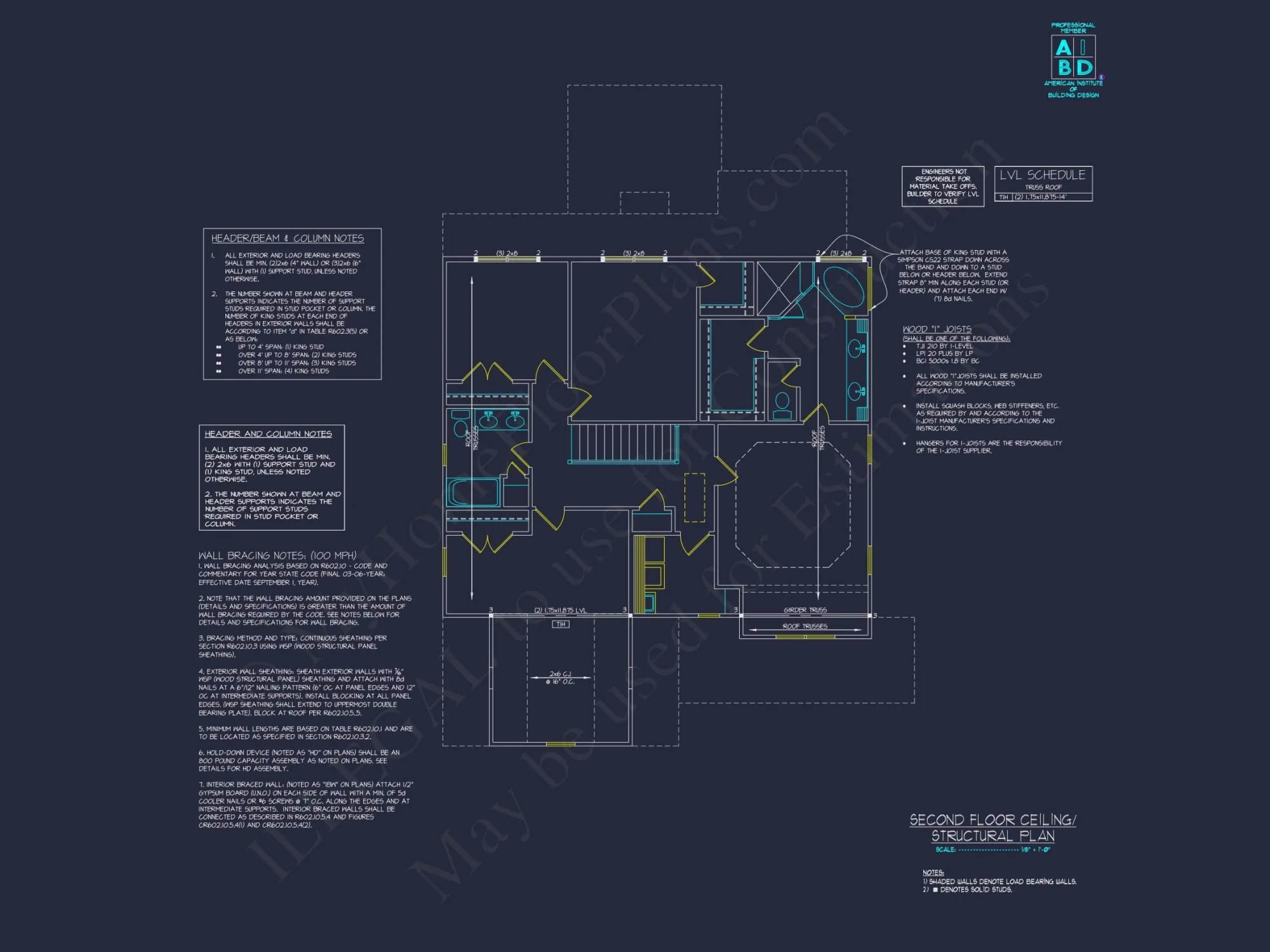 Charming Two-Story house Plan with 4 Bedrooms & CAD Designs