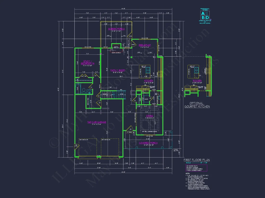 Charming Two-Story house Plan with 4 Bedrooms & CAD Designs