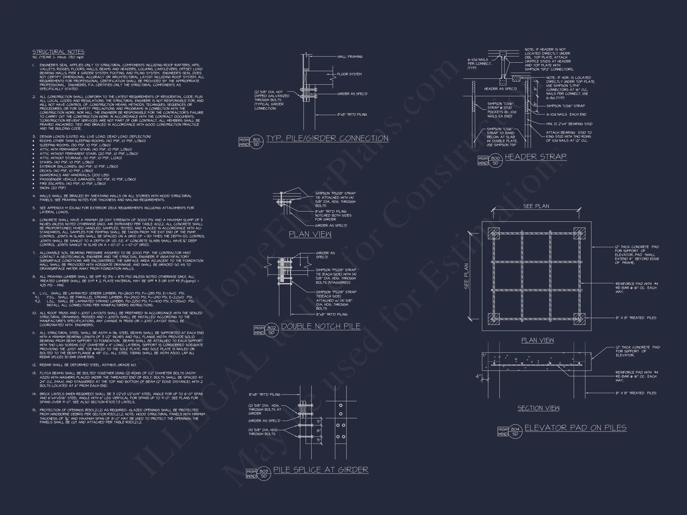 Charming Coastal house Plan with CAD Blueprint and Designs