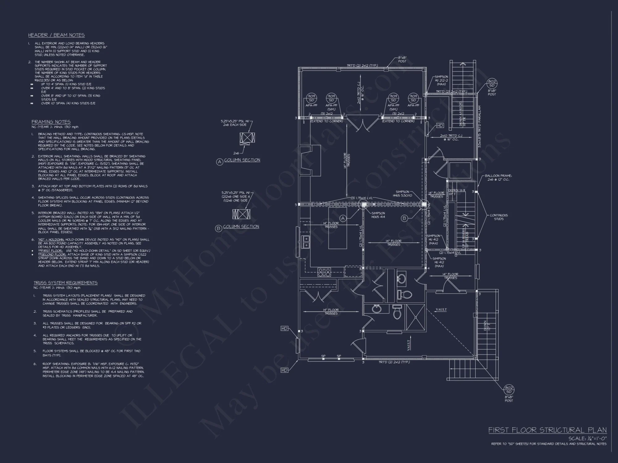 Charming Coastal house Plan with CAD Blueprint and Designs