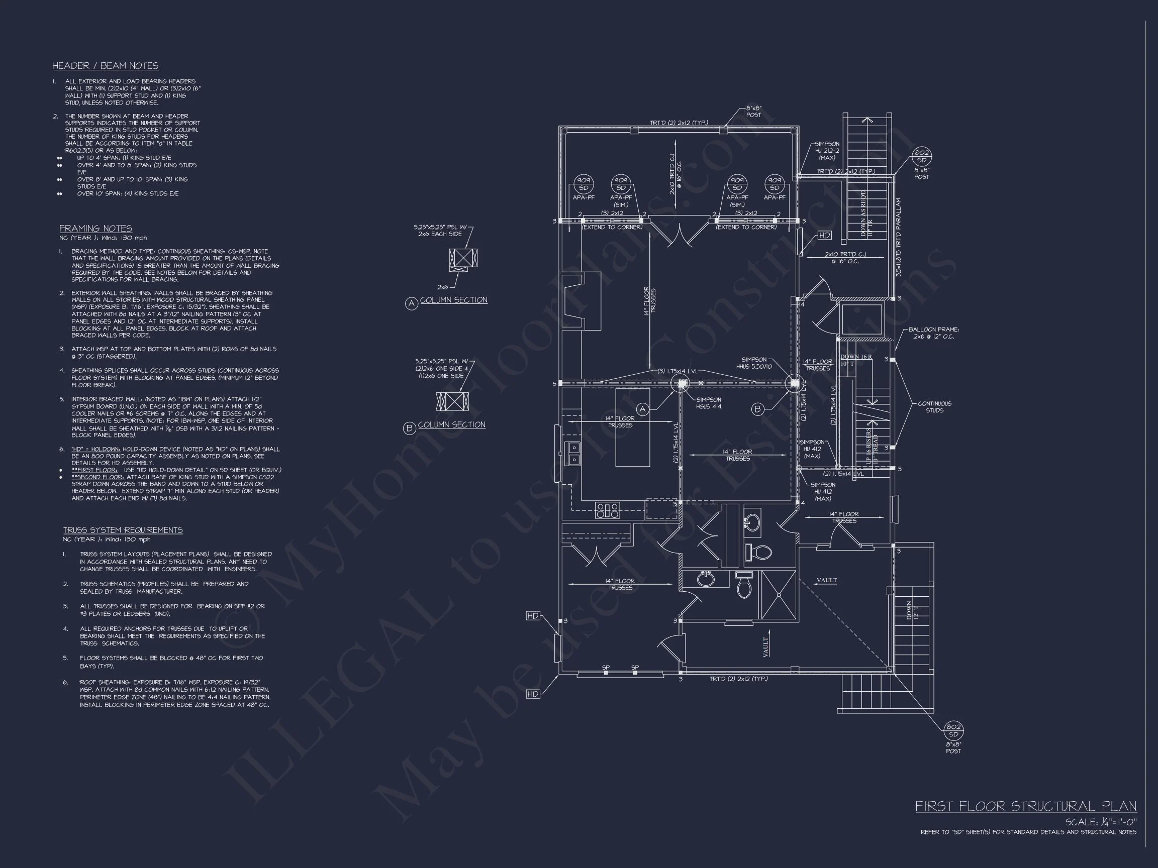 Charming Coastal house Plan with CAD Blueprint and Designs