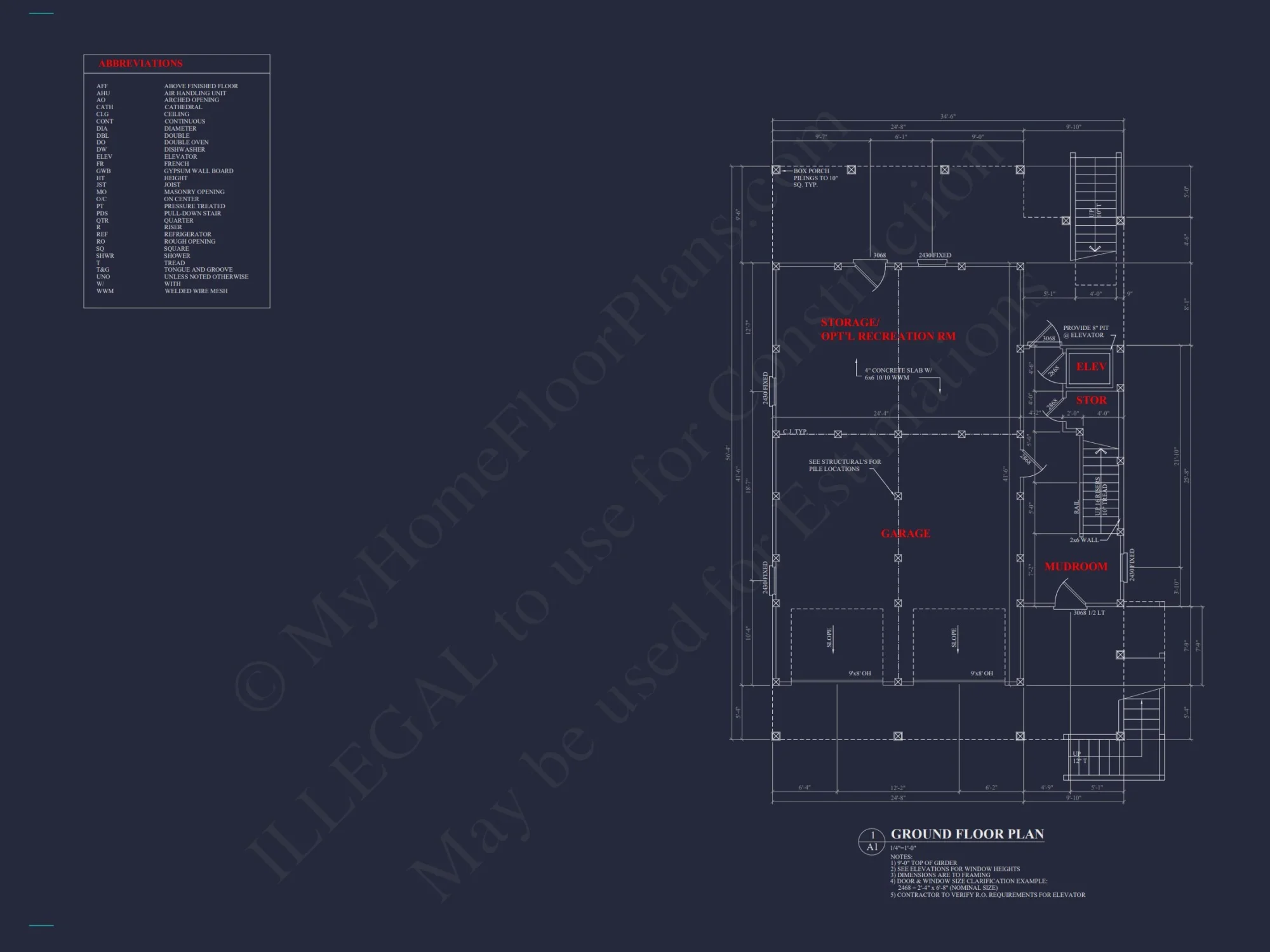 Charming Coastal house Plan with CAD Blueprint and Designs