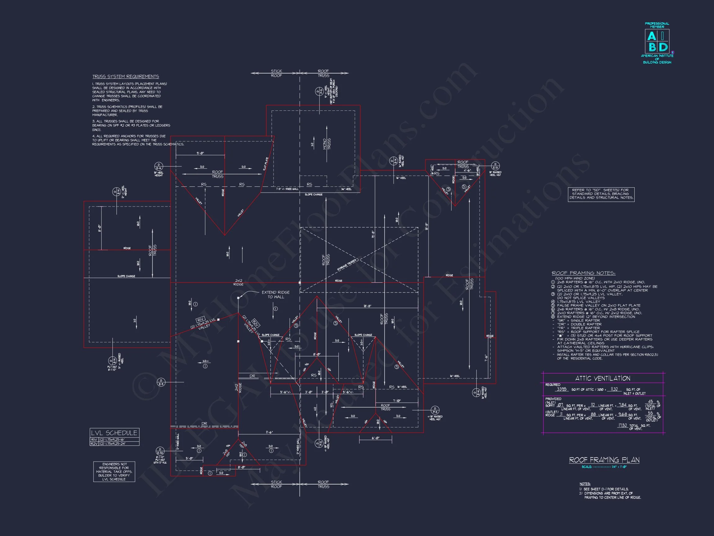 Explore this Spacious and Stylish house Plan with Detailed CAD Blueprint Designs