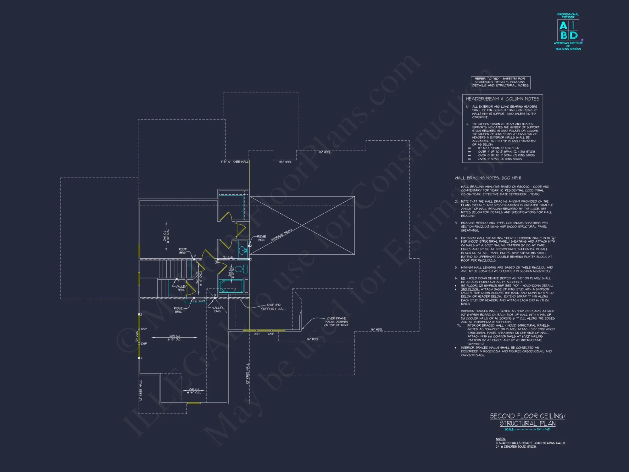 Explore this Spacious and Stylish house Plan with Detailed CAD Blueprint Designs