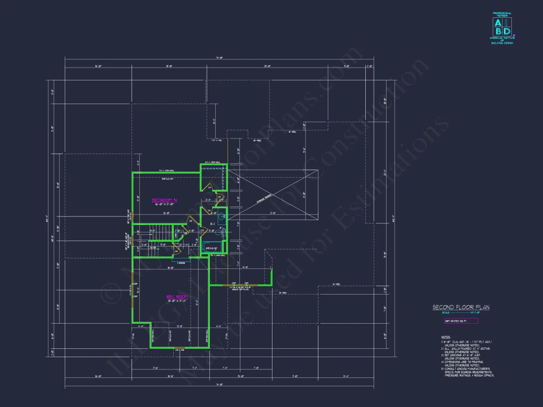 Explore this Spacious and Stylish house Plan with Detailed CAD Blueprint Designs