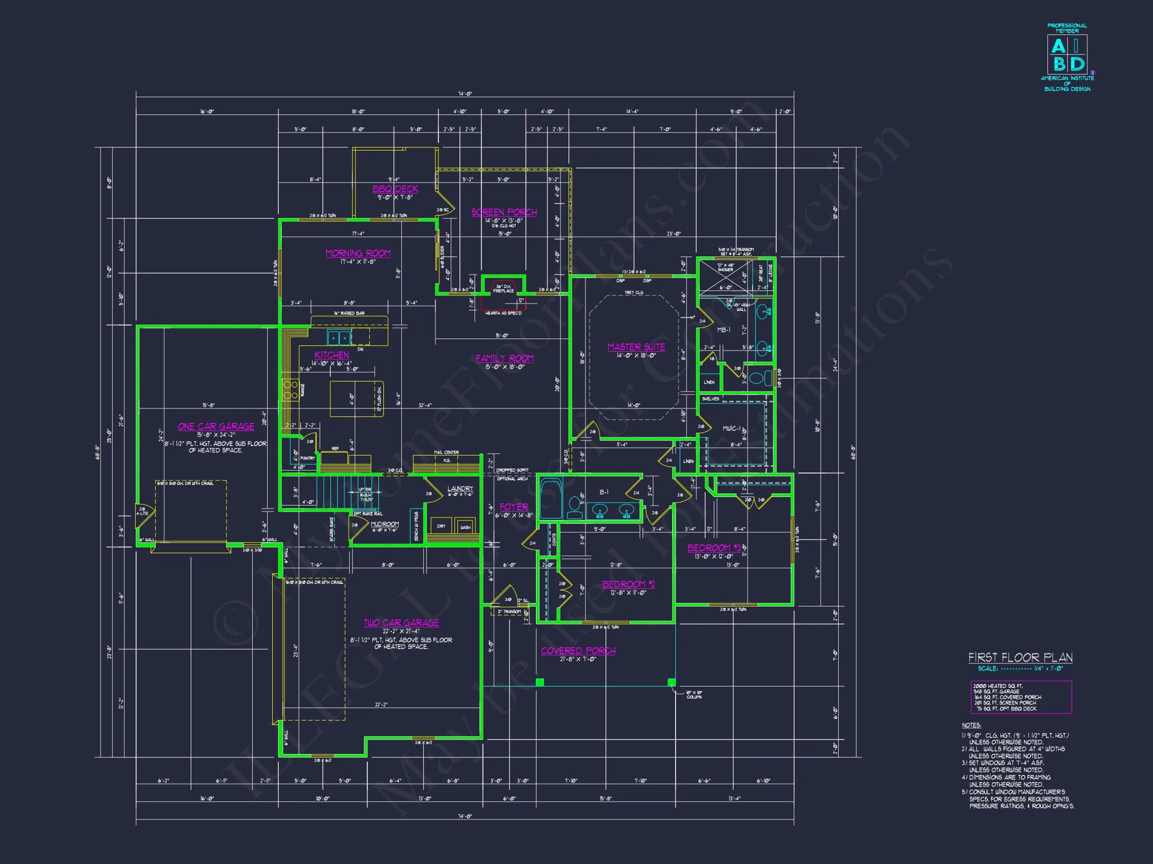 Explore this Spacious and Stylish house Plan with Detailed CAD Blueprint Designs