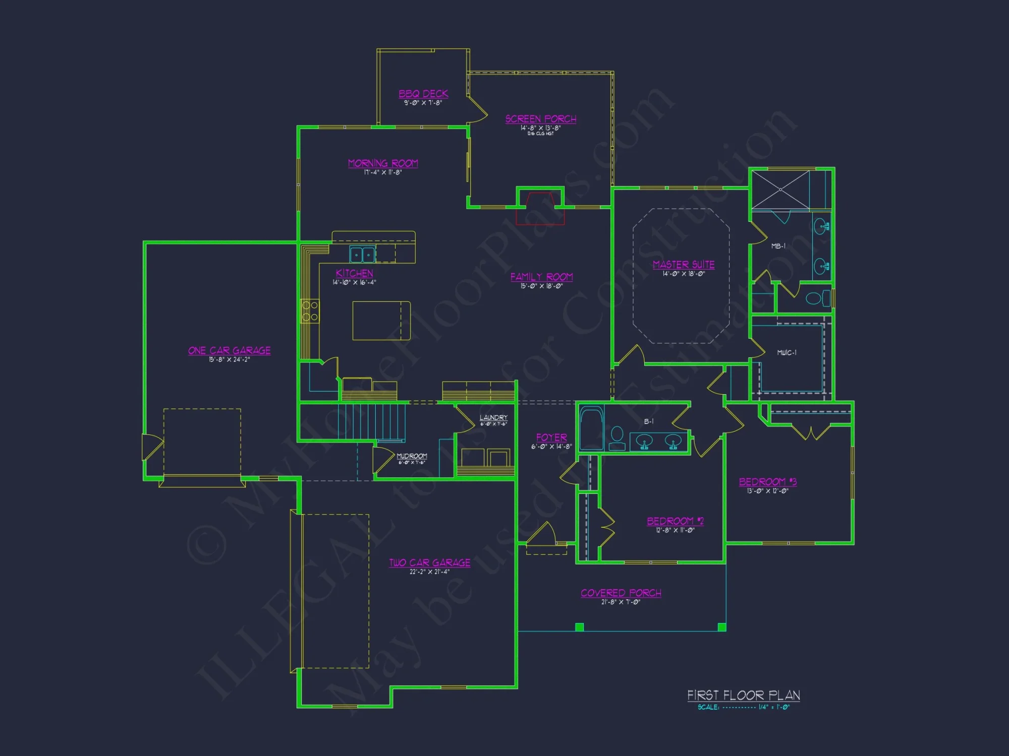 Explore this Spacious and Stylish house Plan with Detailed CAD Blueprint Designs