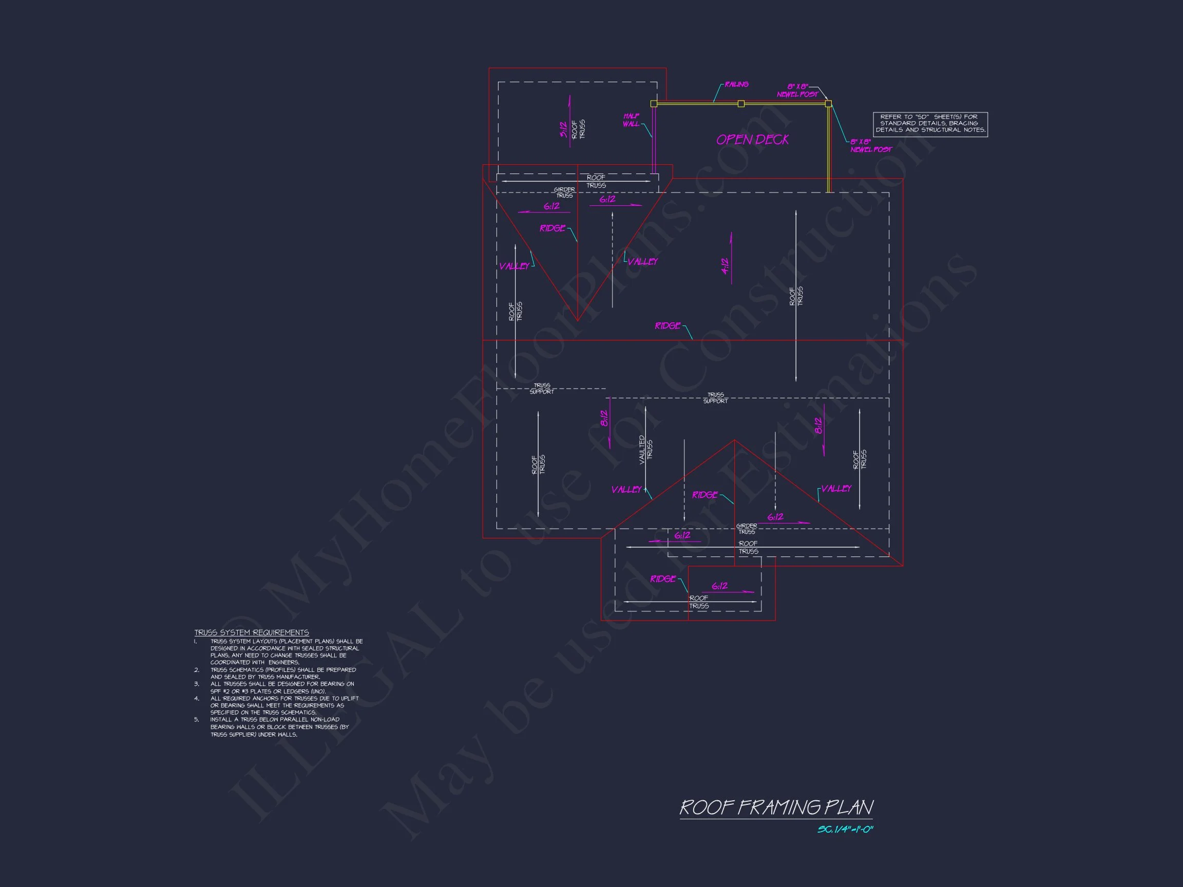 18-1412 HOUSE PLAN - Elegant Coastal House Floor Plan with Detailed CAD Designs 13 Elegant Coastal house Floor Plan with Detailed CAD Designs